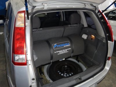 Chevrolet Meriva con cil de 70 lts.